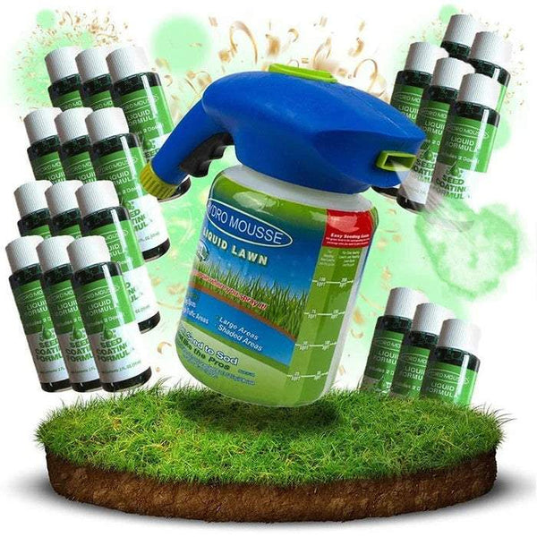 Liquid Lawn Hydro Mousse Spray On Grass Seed