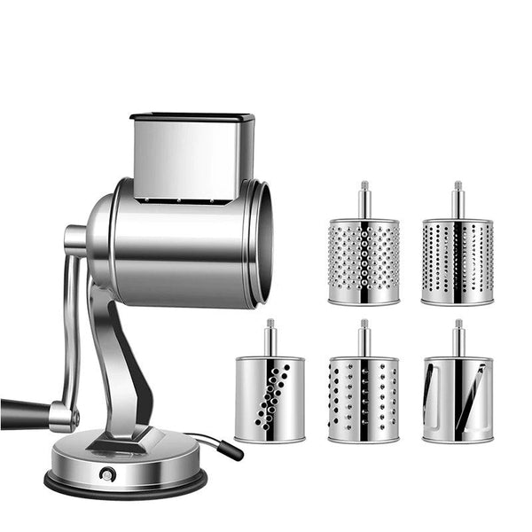 Râpe/déchiqueteuse/trancheuse rotative multifonctionnelle pour la cuisine 
