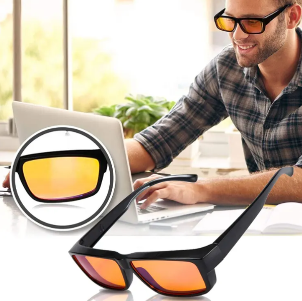 Lunettes de jeu bloquant la lumière bleue pour écran d'ordinateur, anti-fatigue et fatigue oculaire