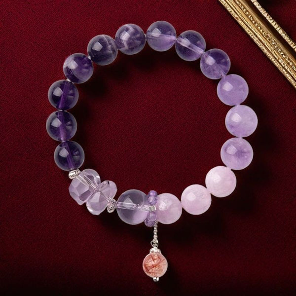 10mm Handmade Natural Amethyst Bracelet