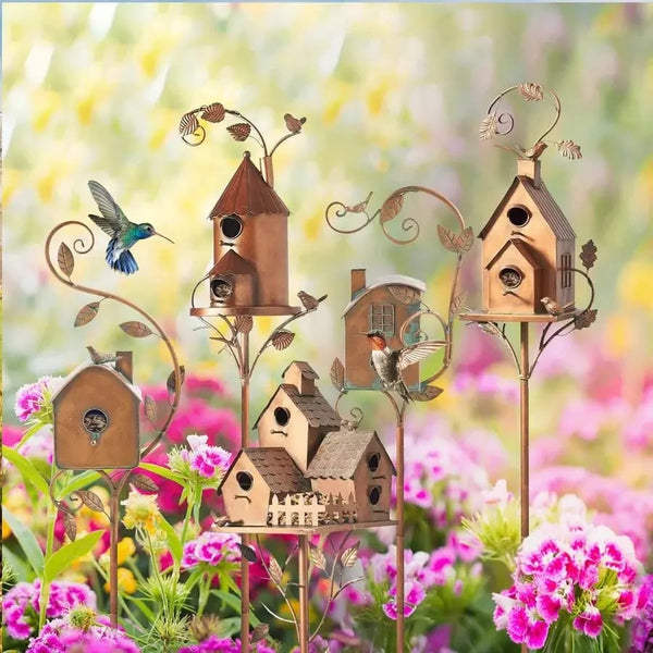 Letzter Tag 70 % Rabatt auf Vogelhaus-Gartenstecker 
