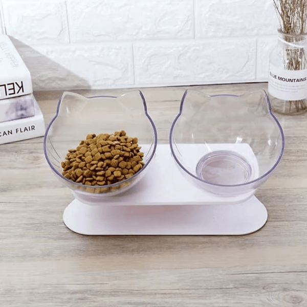 Purr Heaven - Distributeur orthopédique anti-vomissements pour chats 