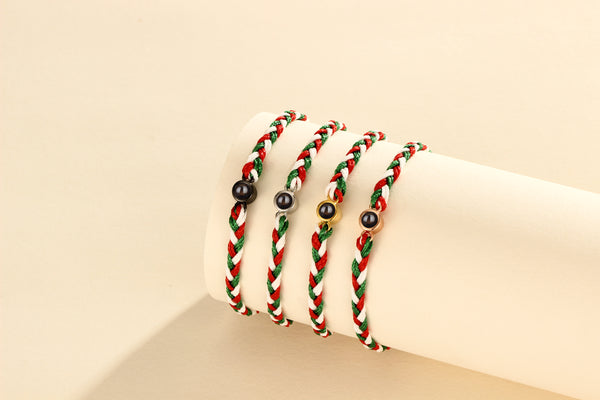 Bestes Weihnachtsgeschenk Tragen Sie Felicity personalisiertes kreisförmiges Fotoarmband 