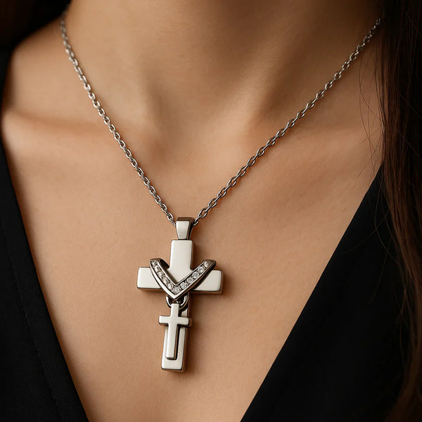Cross Memorial Necklace