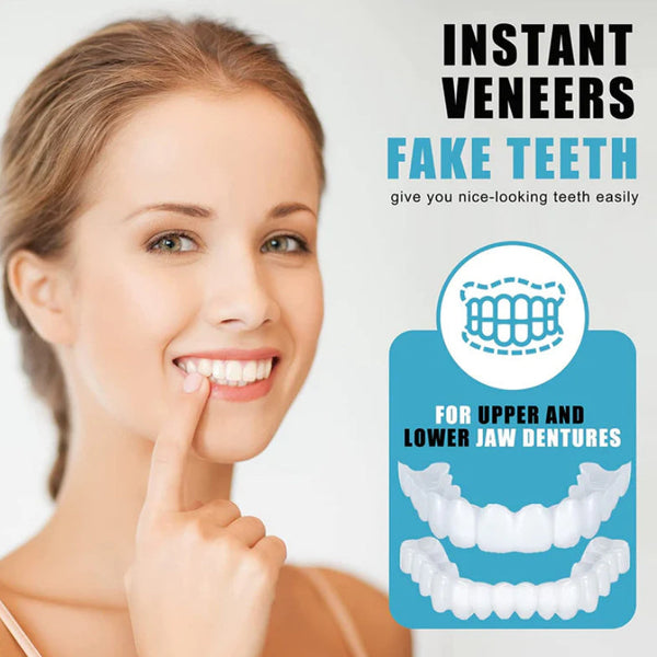 Perfect Smile Pro - Facettes dentaires à clipser (ensemble supérieur et inférieur) 