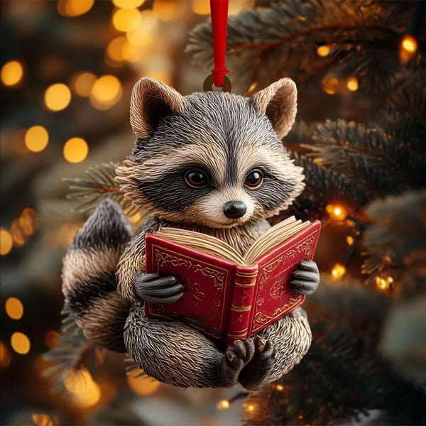 Book-Loving Fox Ornament