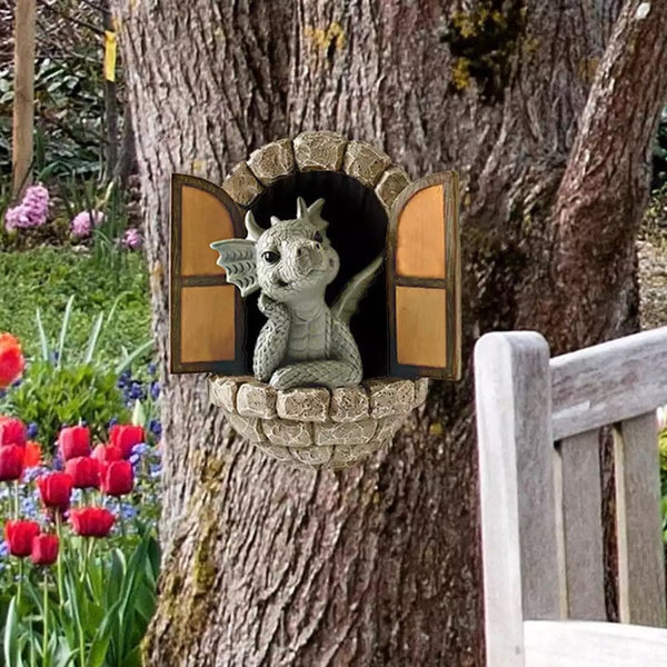 Statue de jardin adorable bébé dragon – Cadeau idéal – OFFRES SPÉCIALES -49 % 