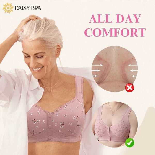 Daisy Bra – Bequemer und praktischer BH mit Knopfleiste vorne 