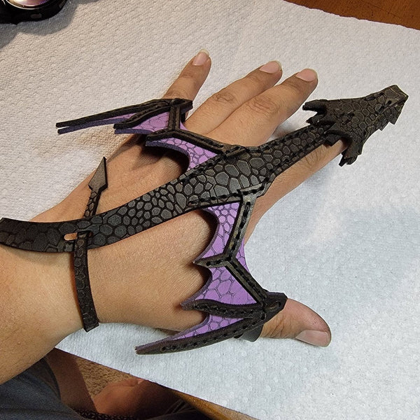 Bracelet dragon en cuir 