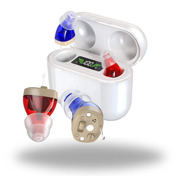 Micro OTC Hearing Aids CIC Nearly Invisible And Rechargeable