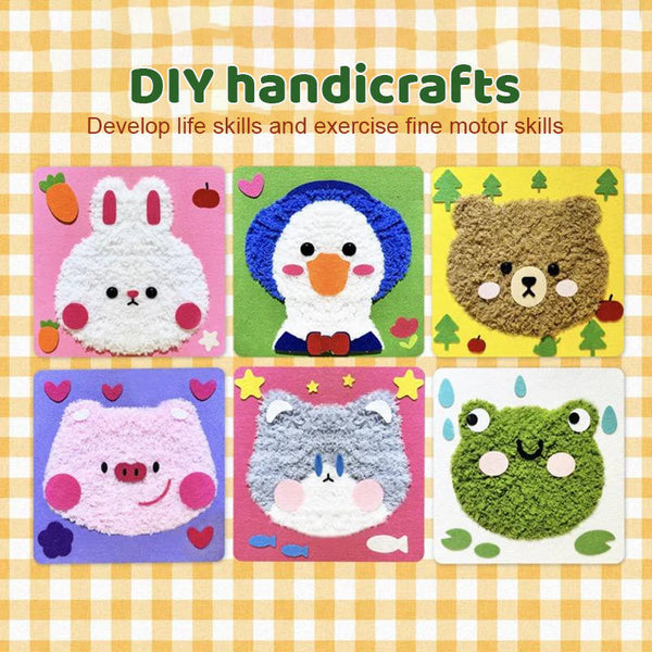 🎄Weihnachts-Schnellverkauf – 50 % Rabatt – Kreatives Wollbastelset für Kinder