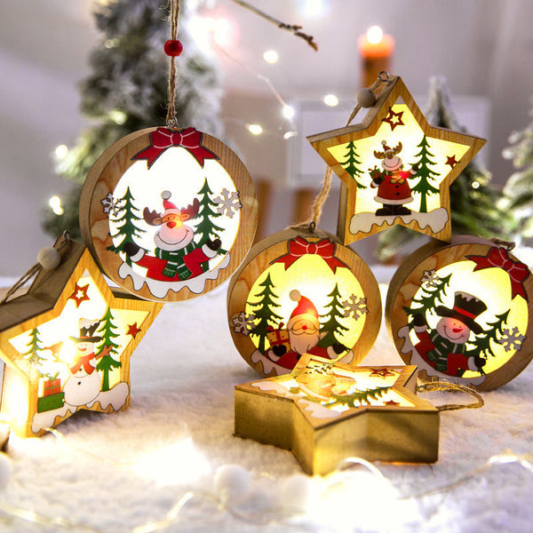 Hängende Leuchtbox für Weihnachtsbaumdekoration