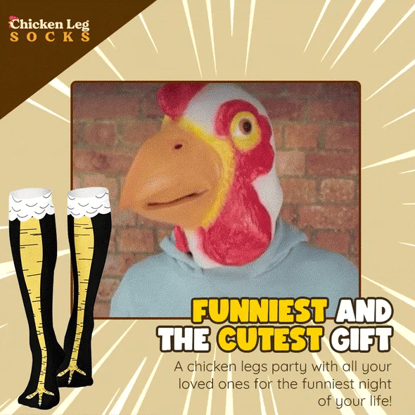 Hähnchenschenkel Socken