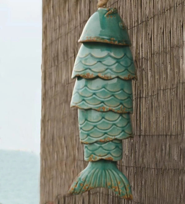 Farbiges Koi-Fisch-Windspiel