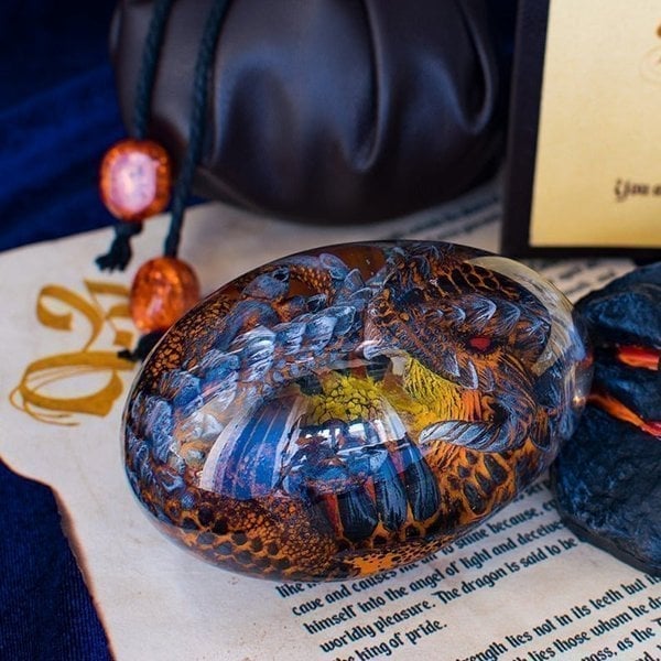Lava-Drachenei – Perfektes Geschenk für Drachenliebhaber 