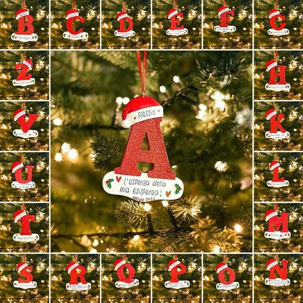 Personalisierte Weihnachtsdekoration mit Namen 