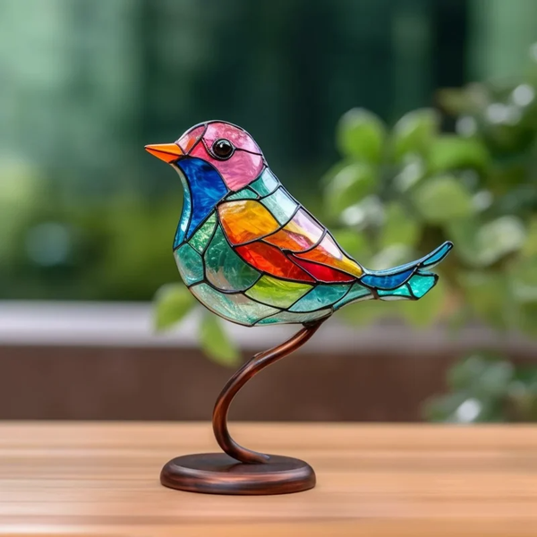 🌈Vögel auf Zweigen als Schreibtischdekoration🕊️ 
