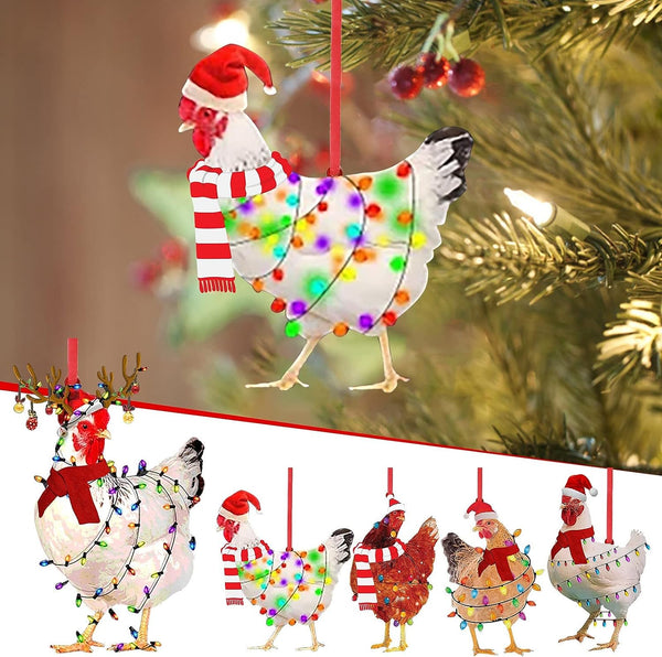 Weihnachtshuhn-Ornament