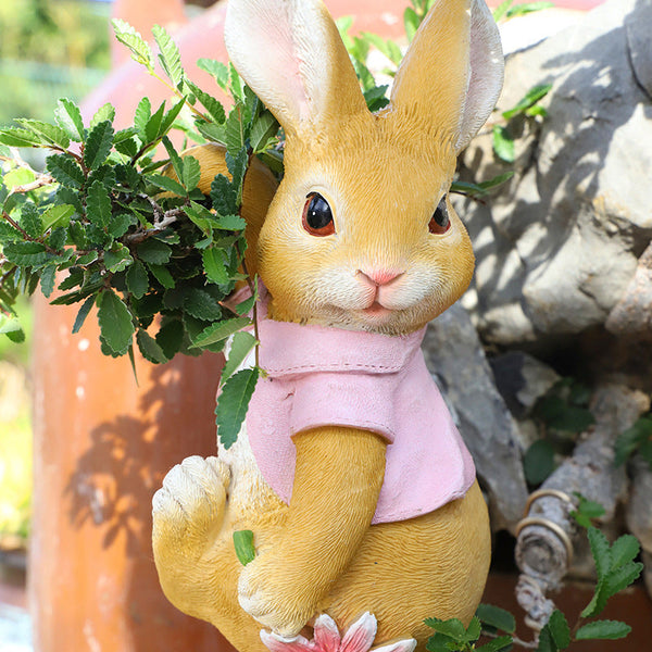 Garten-Hängeornament mit Cartoon-Kaninchen