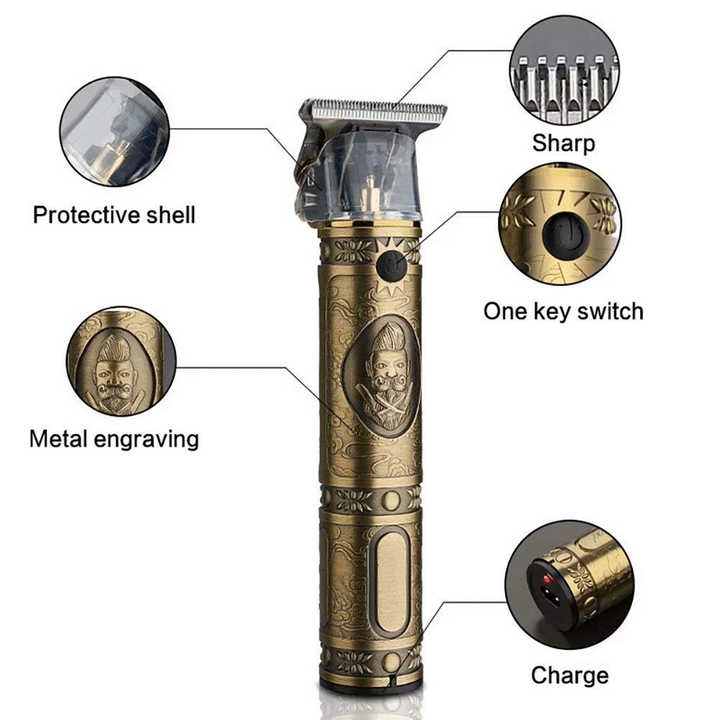 Electric Pro Li Outliner Hair Clippers Mens Hair Trimmer - BestBck