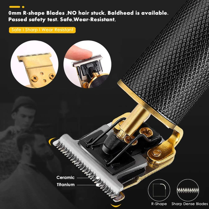 Electric Pro Li Outliner Hair Clippers Mens Hair Trimmer - BestBck