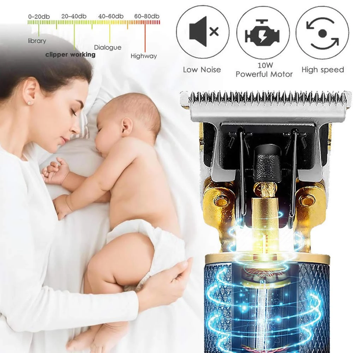 Electric Pro Li Outliner Hair Clippers Mens Hair Trimmer - BestBck