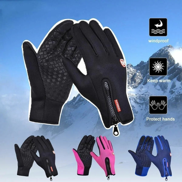 Warme Thermohandschuhe für Radsport, Laufen, Autofahren 