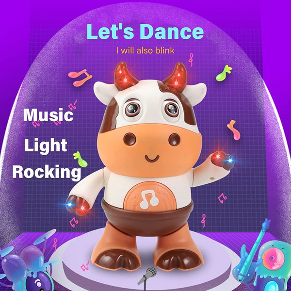 Jouets musicaux pour bébé vache 
