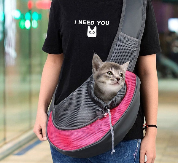 Sac de transport pour animaux de compagnie - pour chats et petits chiens