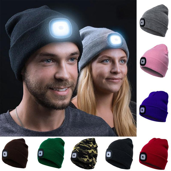 LED-Strickmütze