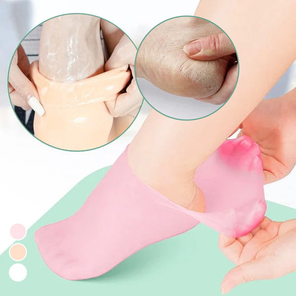 Silikonsocken für Fußbad und Pediküre für Damen 