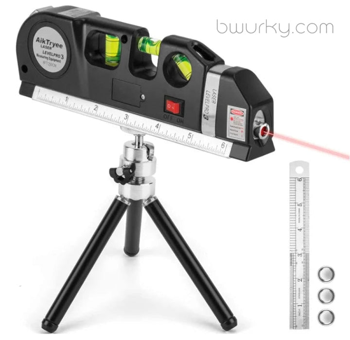 (Hot Christmas Sale) Laser Level Line Tool Set (With Stand)
