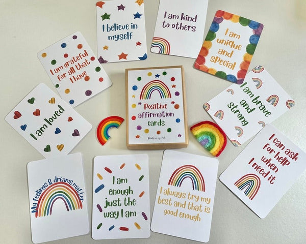Cartes d'affirmation positive pour enfants