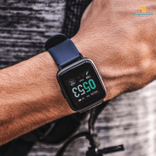 Moderne Smart-Fitnessuhr mit Blutdruck-Gesundheitsmonitor 