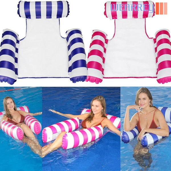 Wasserliege Poolstuhl Lounge Aufblasbarer Pool Schwimmender